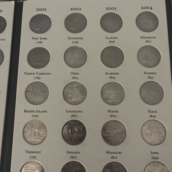 Lot of 4-commemorative quarters 1999-2008 Denver/ Philadelphia sets circulated - Picture 13 of 14